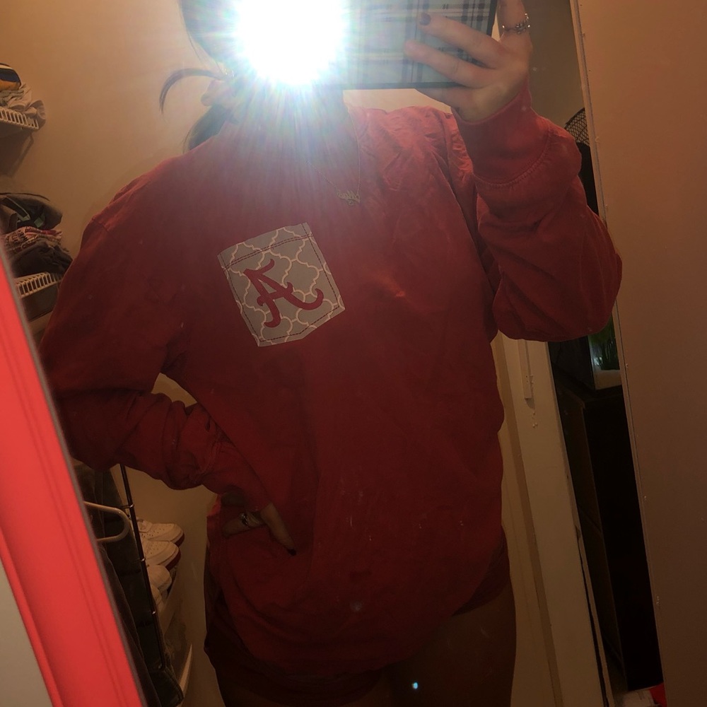 University of Alabama Long-sleeve Red Tee Shirt